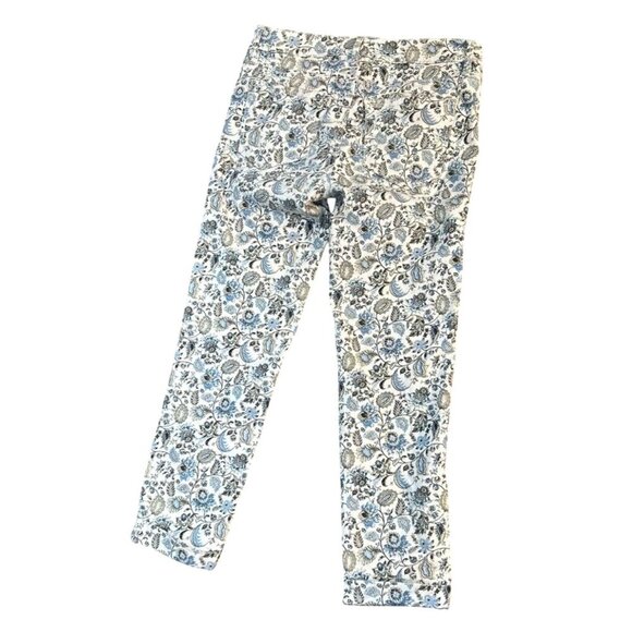 LOFT White Floral Paisley Modern Crop‎ Jeans Size 2 - Picture 5 of 6
